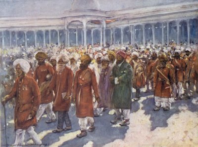 Veteraner fra mytteriet på den store dag af Mortimer Ludington Menpes